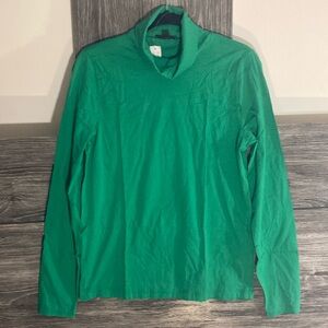 Brand new J Crew women’s Green Long Sleeve Turtleneck Top